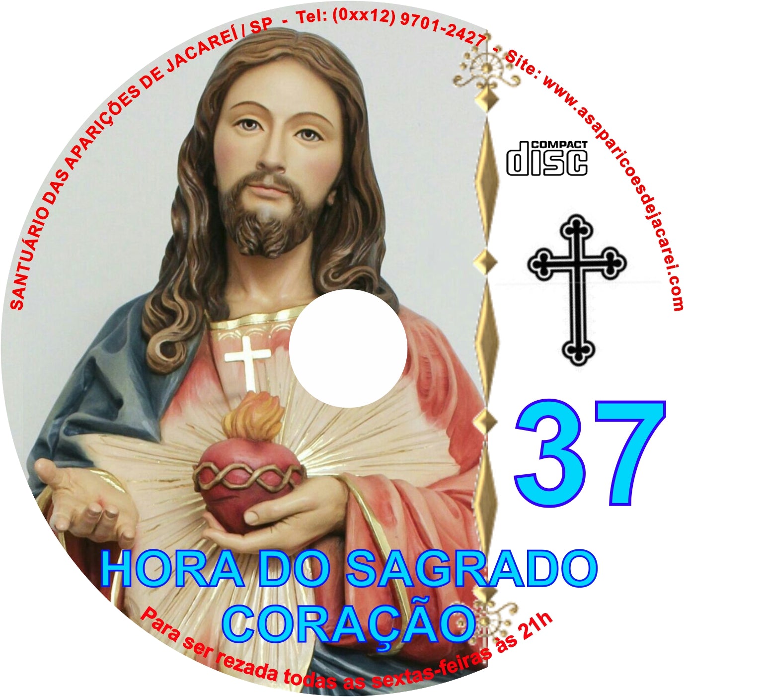 CD Hora do Sagrado Coração 37 CD Hora do Sagrado Coração 37